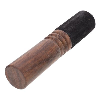 BIUDECO Tibetan Song Bowl Striker Round Edges Heart Prayer Bowl Mallet for Meditation