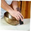 BIUDECO Tibetan Song Bowl Striker Round Edges Heart Prayer Bowl Mallet for Meditation view 2