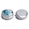 Waves Pill Box for Pocket Round Pill Box 3 Compartment Decorative Portable Travel Pill Holder Tablet Vitamin Organizer Mini Pill Case view 3