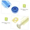 Gogogmee 5pcs Cup Toothpaste Squeezer Creative Manual Roller for Facial Cleanser Cosmetics Multi-Function Bathroom Organizer Easy to Use view 3