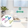 Gogogmee 5pcs Cup Toothpaste Squeezer Creative Manual Roller for Facial Cleanser Cosmetics Multi-Function Bathroom Organizer Easy to Use view 4