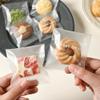100 Pcs Frosted Semi-Transparent OPP Bags with Cute English Printing, Suitable for Packaging Cookies, Chocolate, Candy, Desserts, Snack Packs, Bread Bags, Self-Adhesive Bags, Gift Bags, Mini OPP Bags (2.82.8 in) view 2