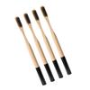 ORFOFE 4pcs Biodegradable Bamboo Toothbrush for Travel Adults Extra Soft Bristles Portable Toothbrushes view 1
