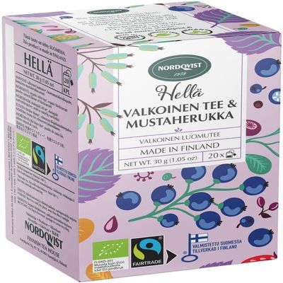 Nordqvist Hell White Tea & Blackcurrant Tea 10 Boxes of 30g 11oz SPSP pack (SOPOSOPO)