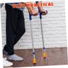 GOOHOCHY 4pcs Nonskid Cane Tips Foot Pads for Walking Sticks and Crutches Easy to Install Trekking Pole Protectors Material for Enhanced Safety and Stability view 4