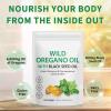 2 Pack Oil of Oregano Softgels, Oregano Oil Capsules, 165mg Carvacrol, 2 in 1 Formulated Oil of Oregano with Black Seed Oil 200mg, Oregano Oil Supplement Capsules view 3