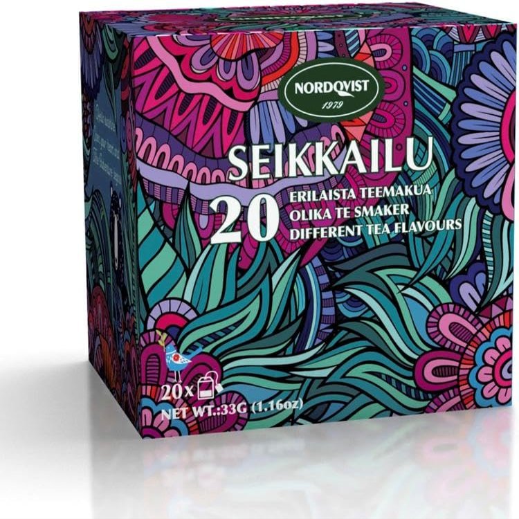 Nordqvist Seikkailu Bag Assortment Pack Tea 1 Box of 33g 1.2oz SPSP pack (SOPOSOPO)