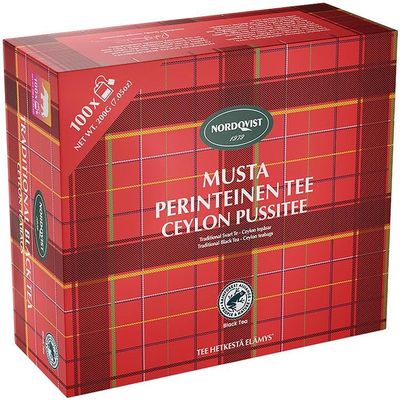 Nordqvist Ceylon Traditional Black Tea 1 Box of 200g 7.1oz SPSP pack (SOPOSOPO)
