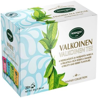 Nordqvist White Flavored White Tea Bag Assortment Tea 1 Box of 30g 1.1oz SPSP pack (SOPOSOPO)