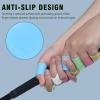 20Pcs Silicone Finger Sleeves - Comfortable Fit Finger Gloves for Sports, Work, Gardening - Anti-Slip Finger Cots - Thumb Brace for Trigger Finger Arthritis (Large for Men) view 3