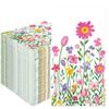 100 PCS Spring Floral Guest Napkins Disposable Flower Paper Napkins 3-Ply Watercolor Wildflower Napkin Hand Towels for Wedding Birthday Bridal Flower Themed Party Supplies,4.3 x 7.9 inch view 1