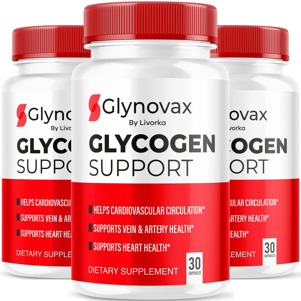 (3 Pack) Glynovax Pills, Glynovax All-Natural Support, Official Advanced Formula Optimal Health, Reviews, 90 Capsules for 3 Months