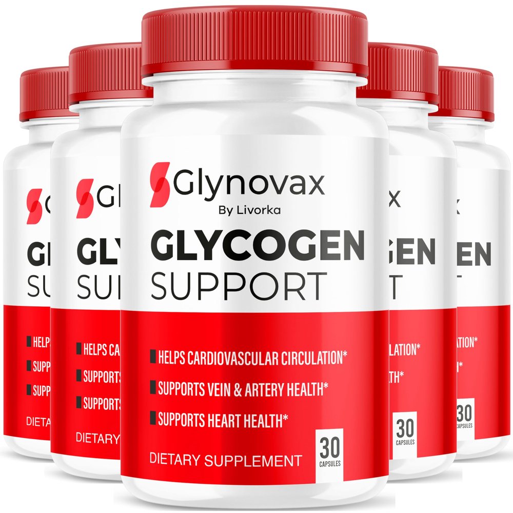 (5 Pack) Glynovax Pills, Glynovax All-Natural Support Pills, Glynovax Official Advanced Formula, Glynovax for Optimal Health, Glynovax Support Pills Reviews, 150 Capsules for 5 Months