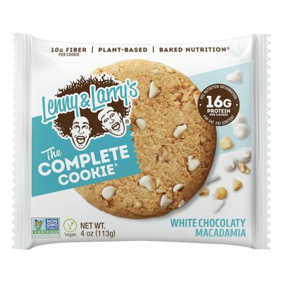 Lenn.y & Larry's Cookie White Chocolate Macadamia 4 oz (Pack of 12)