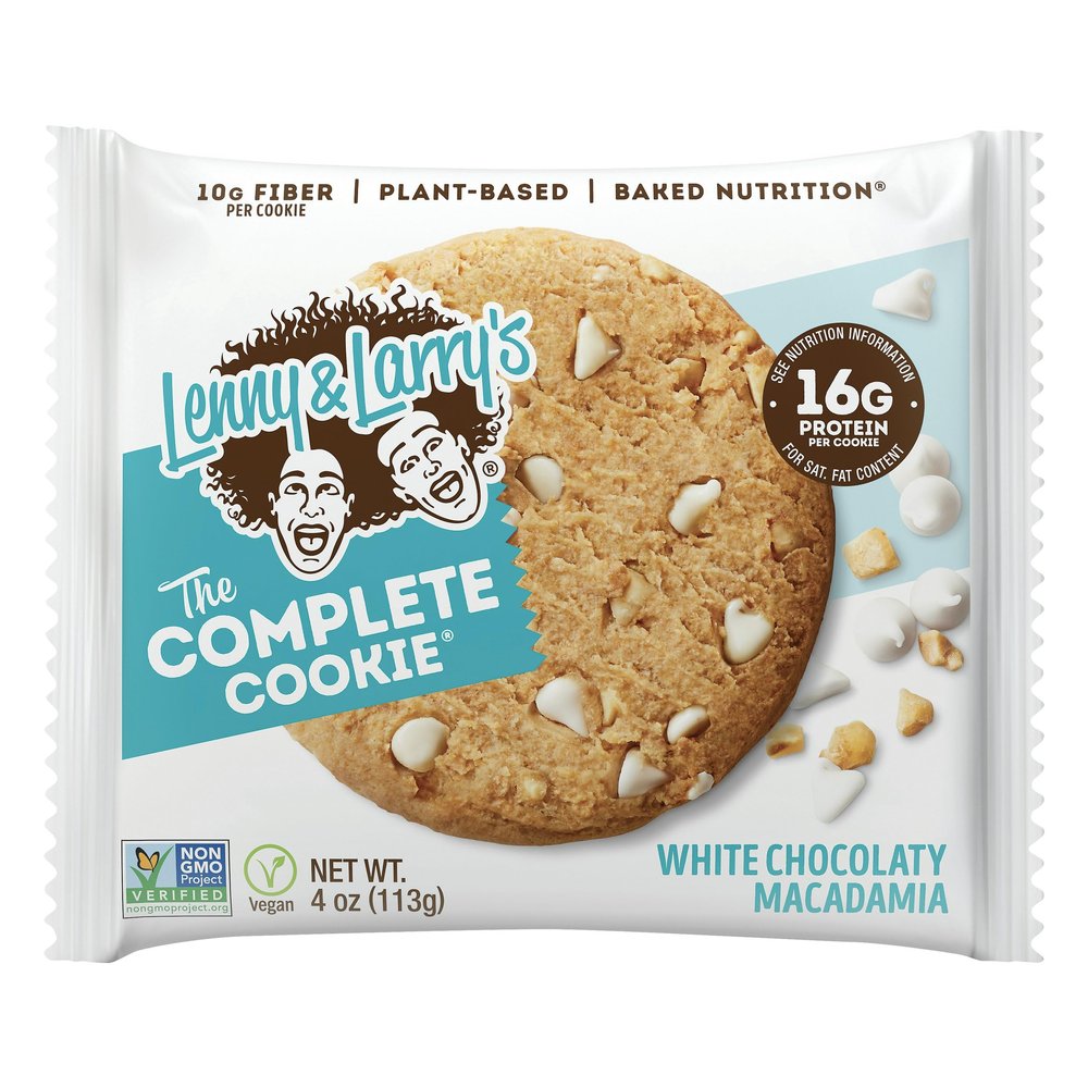 Lenn.y & Larry's Cookie White Chocolate Macadamia 4 oz (Pack of 12)