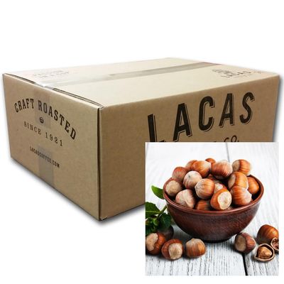 Lacas Flavored Ground Coffee, Fractional Packs (24x2.5oz, Hazelnut)