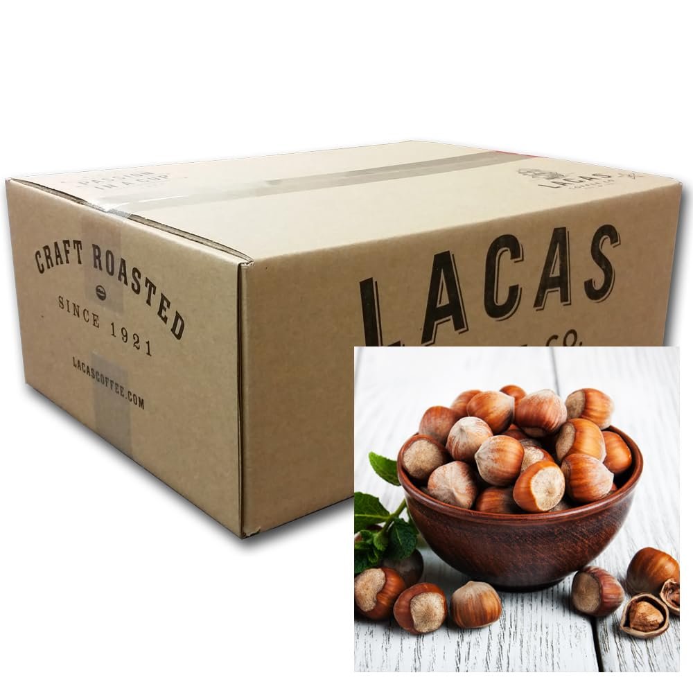 Lacas Flavored Ground Coffee, Fractional Packs (24x2.5oz, Hazelnut)