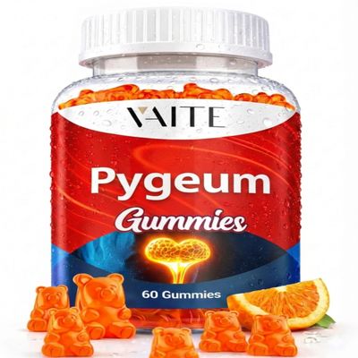 VAITE Pygeum Supplement Gummies 500mg - Vegan Chewables with Africanum Bark Extract, Plant-Based Supplements for Male, Non-GMO Gluten-Free, Sugar-Free, Gelatin-Free, 60 Chews Gummy