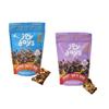 Joydays Dark Chocolate Date Bark, 2 Flavor Pack (Peanut & Almond), Dates, Sea Salt, Roasted Peanuts or Almonds, Gluten Free, Vegan, Healthier Snacks for Adults & Kids, No Added Sugar, 3.88 oz Bags view 1