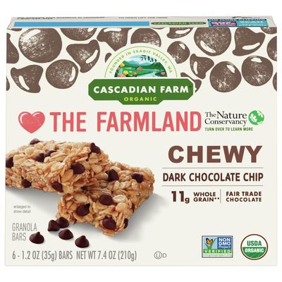 Cascadia.n Farm Granola Chocolate Chip Bars 7.4 oz (Pack of 12)