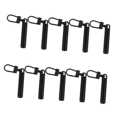 Gogogmee 10pcs Zipper Pull Accessories Replacement Zipper Pull Heads Practical for Clothing Bags