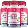 Baobab Bliss Keto Capsules  BaobabBliss Advanced Formula, Boabab Bliss Keto Pills All-Natural Maximum Strength, 800MG Dietary Supplement, Baobab Blis Reviews (3 Pack - 180 Capsules) view 1