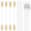 Super Softener Gold Plated Transparent, Stretchable, Adjustable, Lightweighted Ear Chain For Heavy Earrings Comfortable Ear Support For Women & Girls (2 Pair) With Invisible Ear Lobe Support view 1