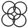 TOGEVAL 5pcs Singing Bowl Rubber for Tibetan Bowls Accessory and Lightweight Design for Meditation and Home Decor view 1