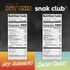Snak Club x Hot Ones Snack Mix, Hot Habanero, Sweet Smoky, and Tangy Chili, Spicy Snacks with Peanuts, Pretzels, Sesame Sticks, Toasted Corn, Cashews, Vegan Snack, 10 oz Resealable Bags, 3 Pack view 2