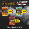 Snak Club x Hot Ones Snack Mix, Hot Habanero, Sweet Smoky, and Tangy Chili, Spicy Snacks with Peanuts, Pretzels, Sesame Sticks, Toasted Corn, Cashews, Vegan Snack, 10 oz Resealable Bags, 3 Pack view 3
