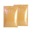 100 Double-Sided Glossy Orange Flat Foil Zip Top Sample Food Safe Packaging Powdered Storage Bags (0.5oz, Glossy Orange) view 1