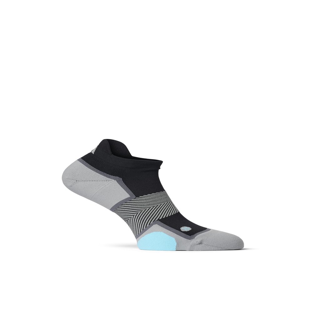 Anodyne No. 9 No Show Diabetic Socks (US, Alpha, Medium, Regular, Regular, Black)