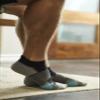 Anodyne No. 9 No Show Diabetic Socks (US, Alpha, Medium, Regular, Regular, Black) view 2