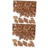 KICHOUSE 2packs Medium Toast French Oak Chips for Wine Brewing Flavor for Home Brewing Wine Making for Home Restaurant and Bar Use view 1