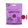 Lolleez Organic Lollipops for Kids Sore Throat Relief, Mixed Berry Perfect for Soothing A Sore Throat While Tasting Great, Mixed Berry Flavor, 28 Count view 1