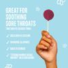 Lolleez Organic Lollipops for Kids Sore Throat Relief, Mixed Berry Perfect for Soothing A Sore Throat While Tasting Great, Mixed Berry Flavor, 28 Count view 3
