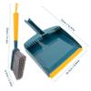 HOMOCONO Broom Kitchen Home Cleaning Brush Skid Handle Living Room Dustpan Mop for Floor Cleaning view 2