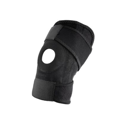 KOMBIUDA Adjustable Knee Sleeve Stabilizer Knee Stabilizer Alternative for Running Hiking Basketball Gym Patella Brace