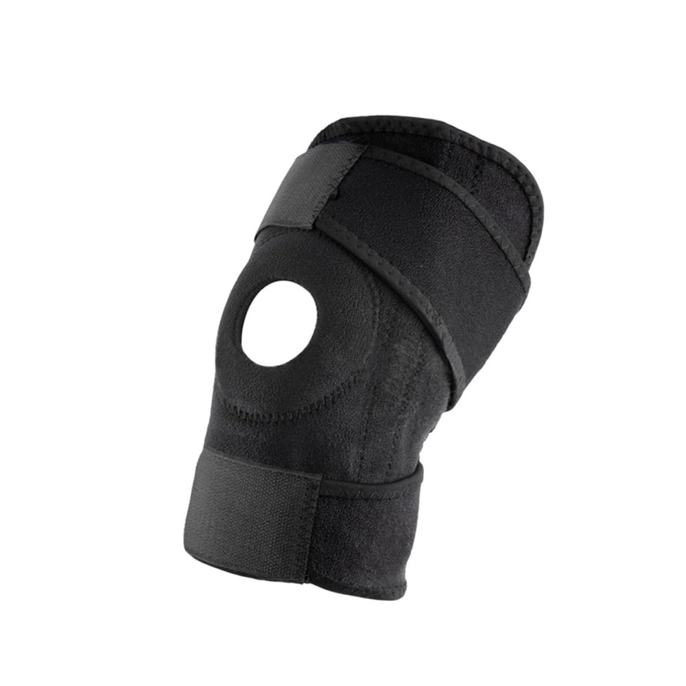 KOMBIUDA Adjustable Knee Sleeve Stabilizer Knee Stabilizer Alternative for Running Hiking Basketball Gym Patella Brace