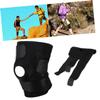 KOMBIUDA Adjustable Knee Sleeve Stabilizer Knee Stabilizer Alternative for Running Hiking Basketball Gym Patella Brace view 2