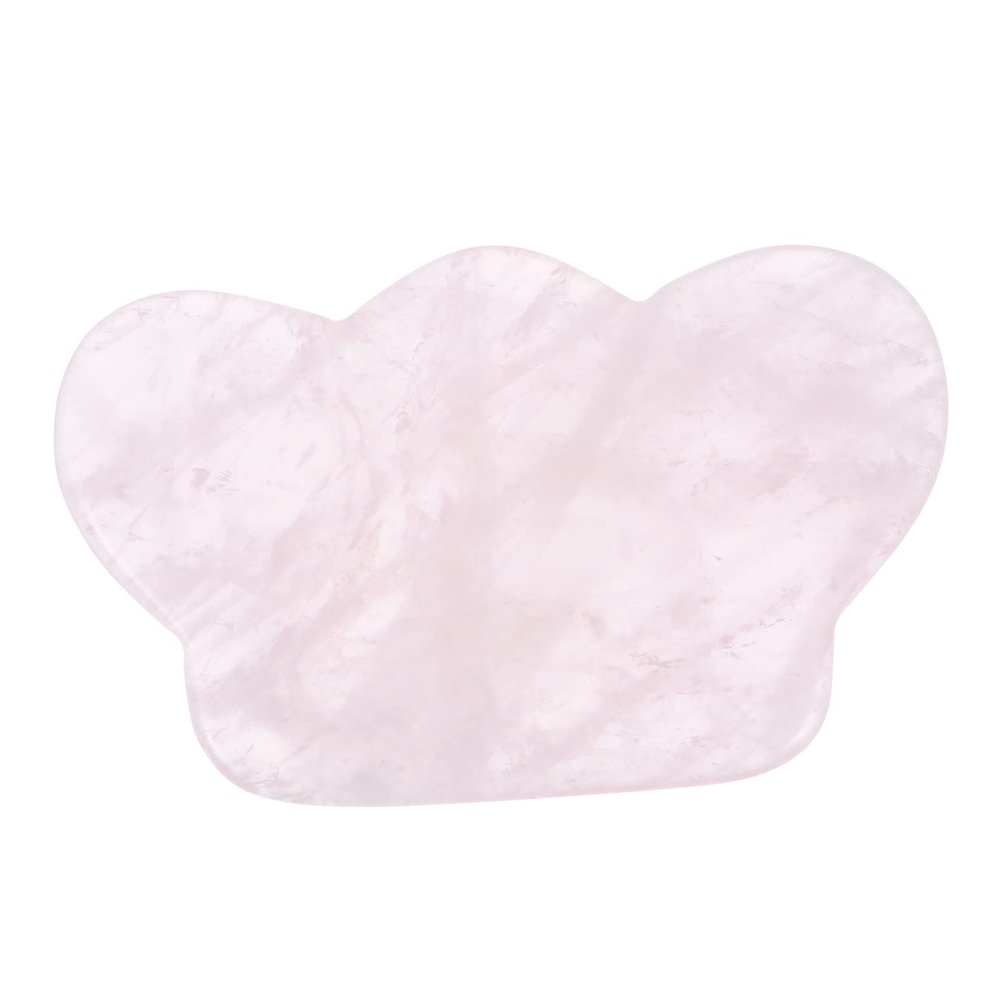 HAPINARY Natural Quartz Gua Sha Plate for Facial Massage Smooth Scraping Tool for Muscle Relief Tension Release Enthusiasts and Sessions