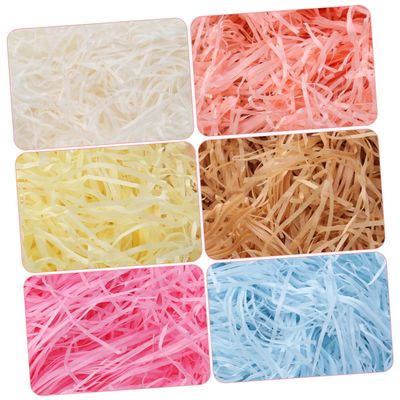 COOLHIYA 20g Colored Raffia Grass Paper Shred Filler for Candy Chocolate Packaging Bag for Birthdays Weddings Christmas and More