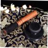 Levemolo Sound Bowl Cups with Leather Mallet Rubber Tool for Lifting Singing Bowls Accessories for Meditation and view 3