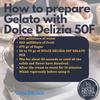 Dolce Delizia Gelato Mix 50 Fruta, Vegetarian (Hot & Cold Process) (5 x 2.0 kg) view 3