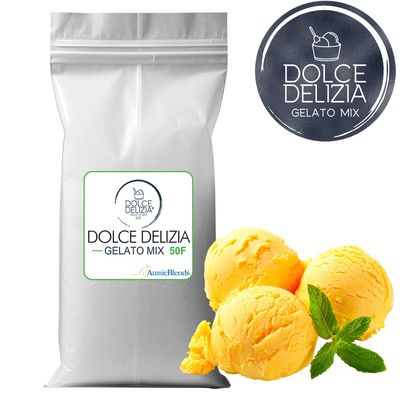 Dolce Delizia Gelato Mix 50 Fruta, Vegetarian (Hot & Cold Process) (2.0 kg)