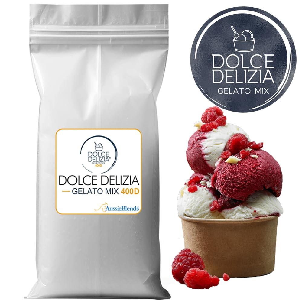 Dolce Delizia Gelato Mix 400 Dairy Base Complete (Full Base) (Hot & Cold Process) (1.6 kg)