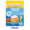 Lunchables Turkey/American & Ham/American Cracker Stackers Variety Pack, 4 pk view 3