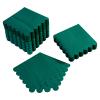 200 Pack Cocktail Napkin 2-Ply Scalloped Edged Dessert Napkins Folded 5 x 5 Inches Disposable Napkins for Dinner Wedding Birthday Party Bridal Anniversary Reception Event (Dark Green) view 1
