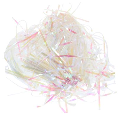BUTIFULSIC 1pack Pack of Iridescent Cellophane Fantasy Silk Filler for Easter Egg Baskets Party Favor Boxes Lightweight Crinkle Cut