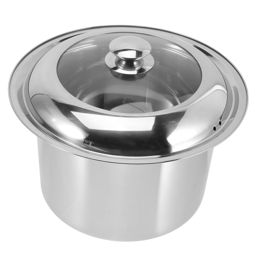 HAPINARY Stainless Steel Spittoon with Cover Durable Elderly Potty Urinal for Boy Girl and Adults Portable Chamber Pot for Home and Travel Easy to Clean and Store